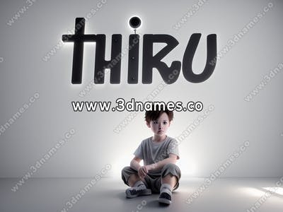 thiru a boy sitting 


